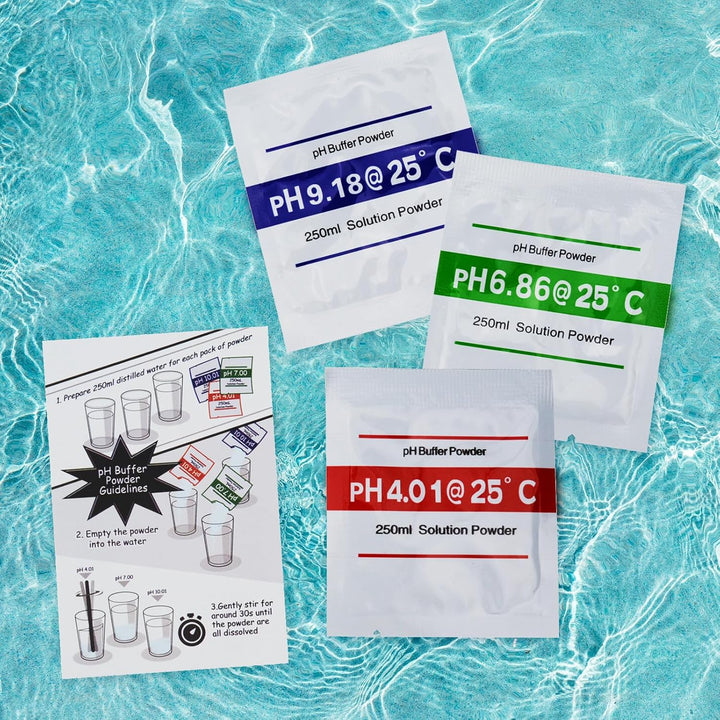 2-in-1-pH- und Temperatur monitor, pH-Meter mit Hintergrundbeleuchtungsfunktion, Doppelanzeige 0,00–
