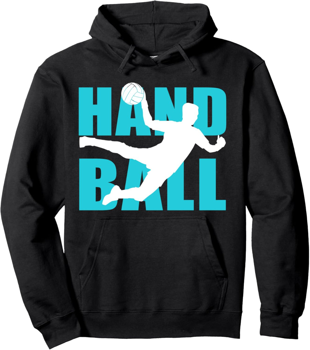 Handballspieler Design Handball Hobby Wurfball Pullover Hoodie