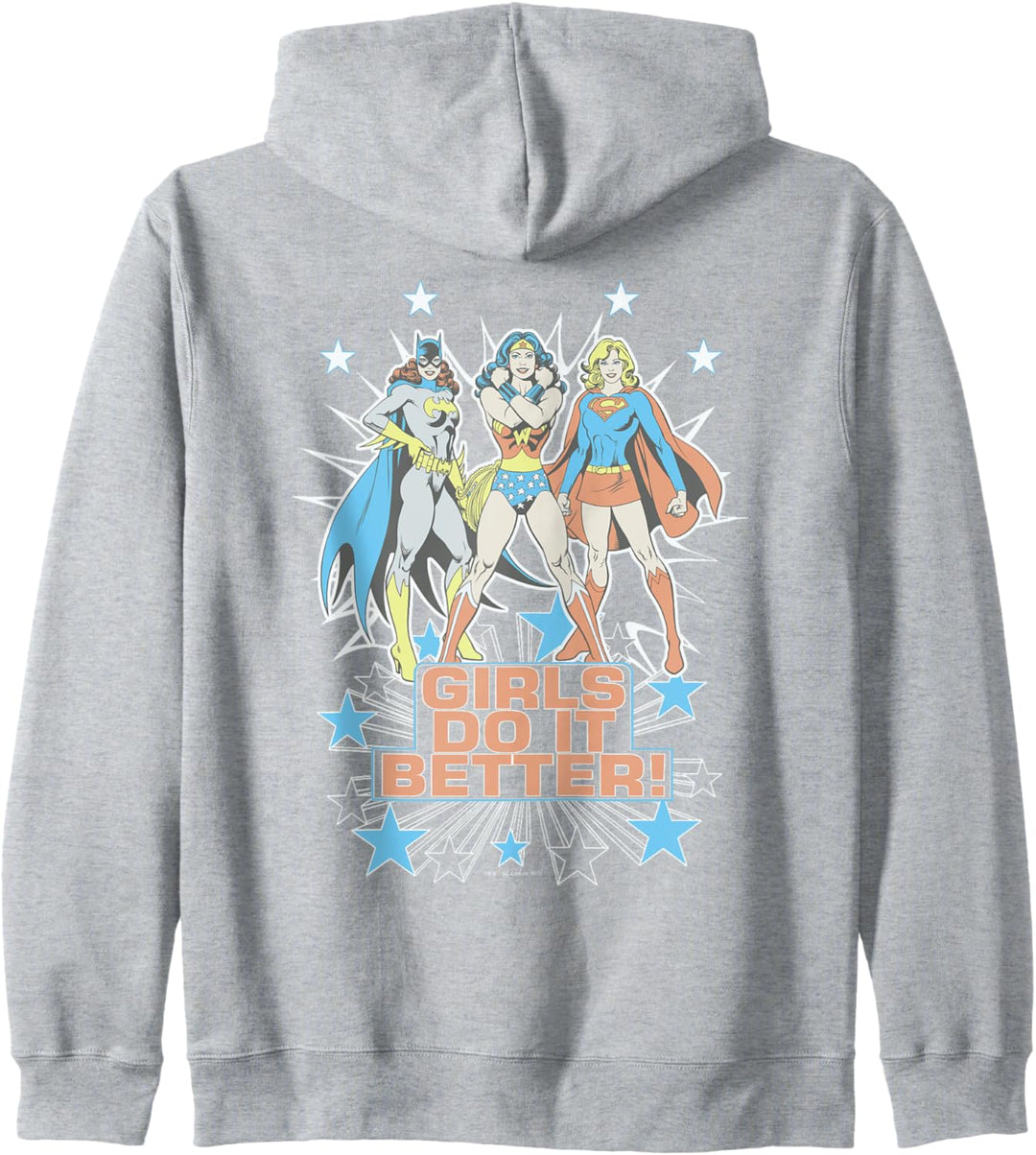Wonder Woman Supergirl Batgirl Girls Do It Better Kapuzenjacke
