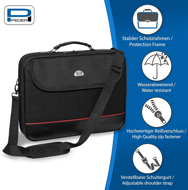 PEDEA Notebook-Tasche "Trendline" Starter Kit für Notebooks mit Displaygrössen bis 13,3 Zoll (33,8cm