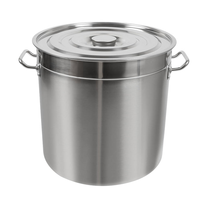 30/50/70 Liter Gastronomie Kochtopf, Suppentopf Mit Edelstahl Deckel, Kochtopf Induktion Gross mit G