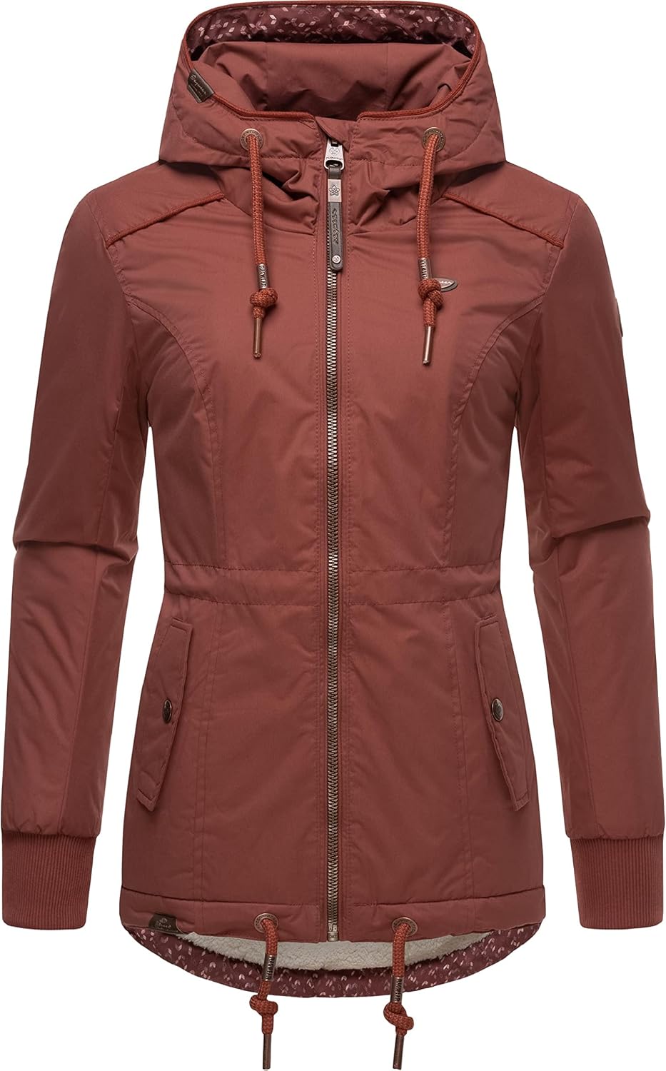 Ragwear Damen Winterjacke Outdoorjacke wasserdicht mit Kapuze YM-Danka XS-6XL S Terracotta022, S Ter
