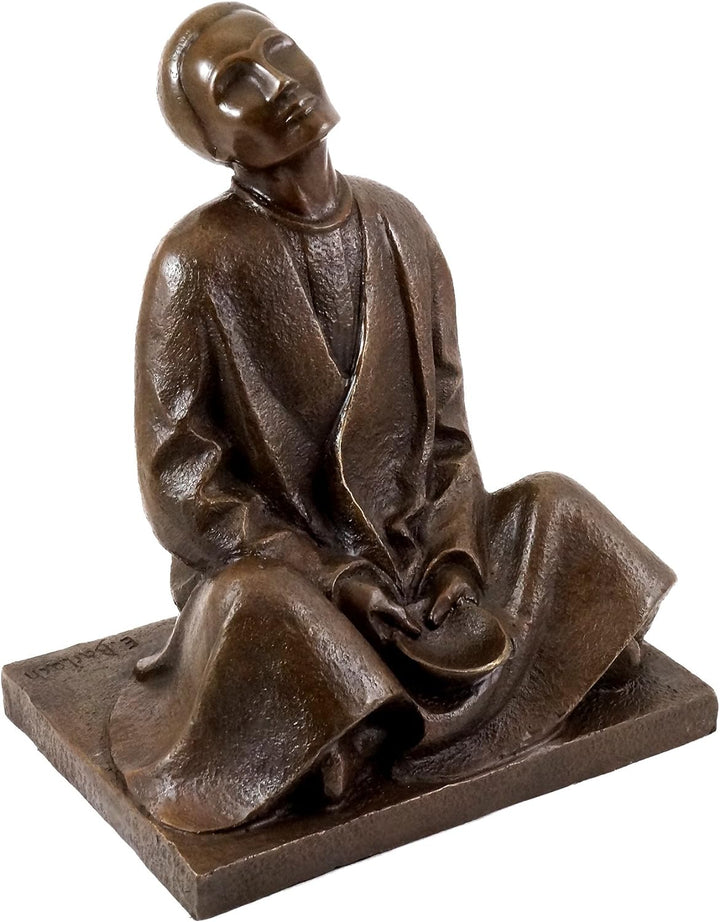 Kunst & Ambiente - Bronzeskulptur - Blinder Bettler (1906) - signiert - Ernst Barlach Bronzefigur -