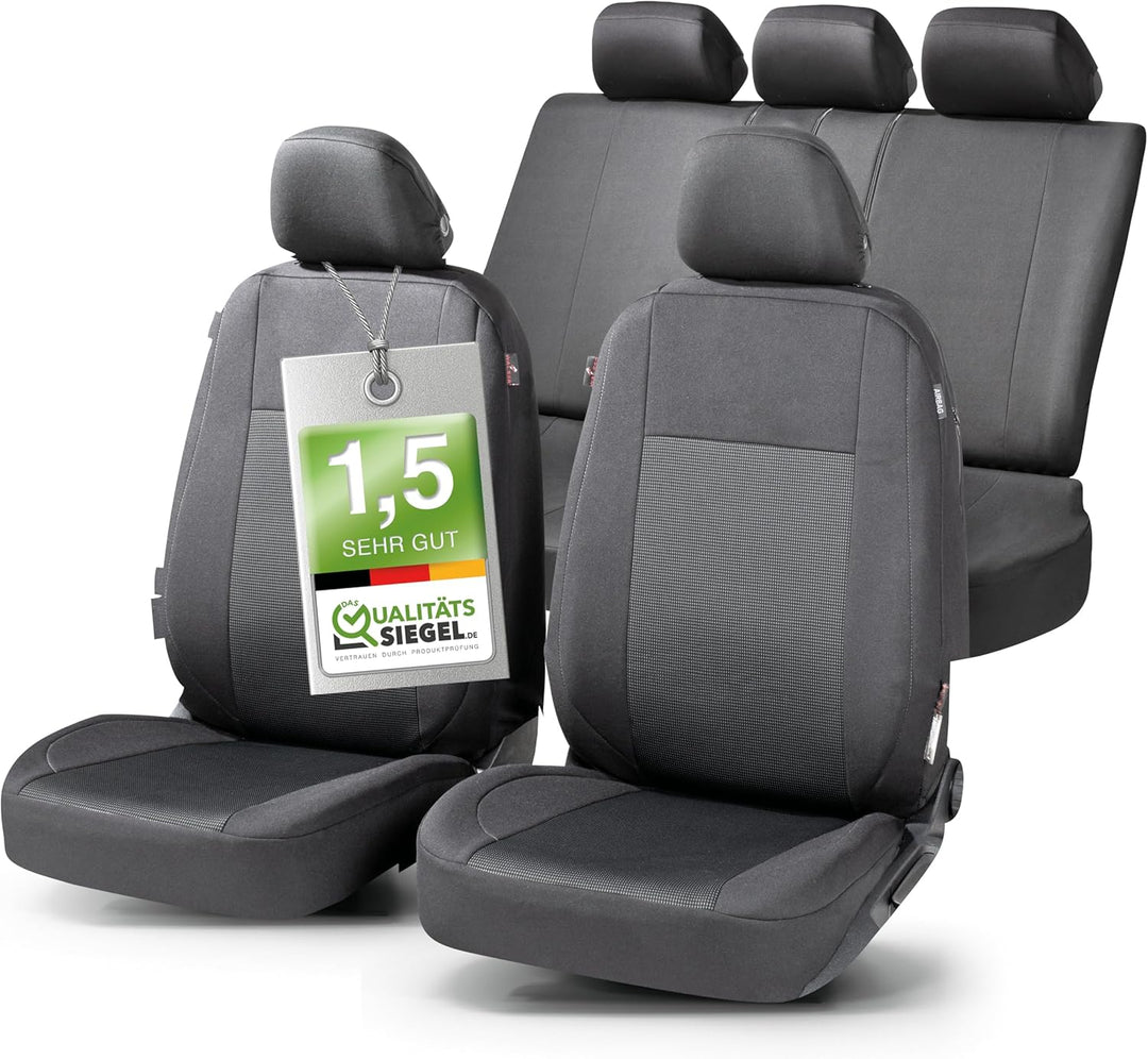 Walser Premium Autositzbezüge Ardwell mit Reissverschluss Qualitätssieger Sehr Gut* Sitzbezüge Auto,