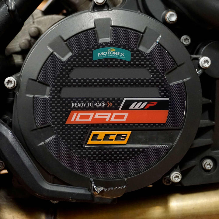 LABELBIKE 3D Aufkleber Motorrad Carter kompatibel mit KTM | 1090 Adventure S - R 2017-2019, Harzschu