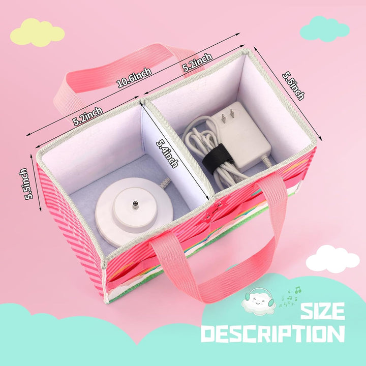 Tragetasche für Toniebox Starter Set und Tonies Figur, Schutzhüllen-Organizer mit viel Platz für Zub