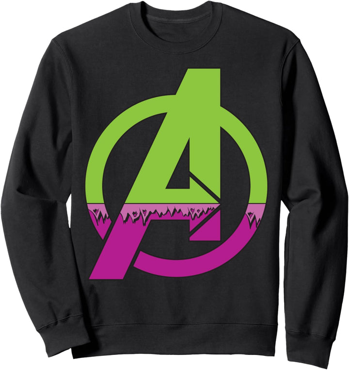 Marvel Avengers Hulk Costume Fill Logo Sweatshirt