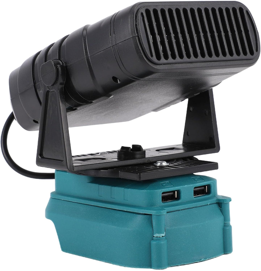 Dpofirs Batteriebetriebene Heizung, Tragbare Raumheizung mit 2 Temperaturen für Autocamping, Kompati