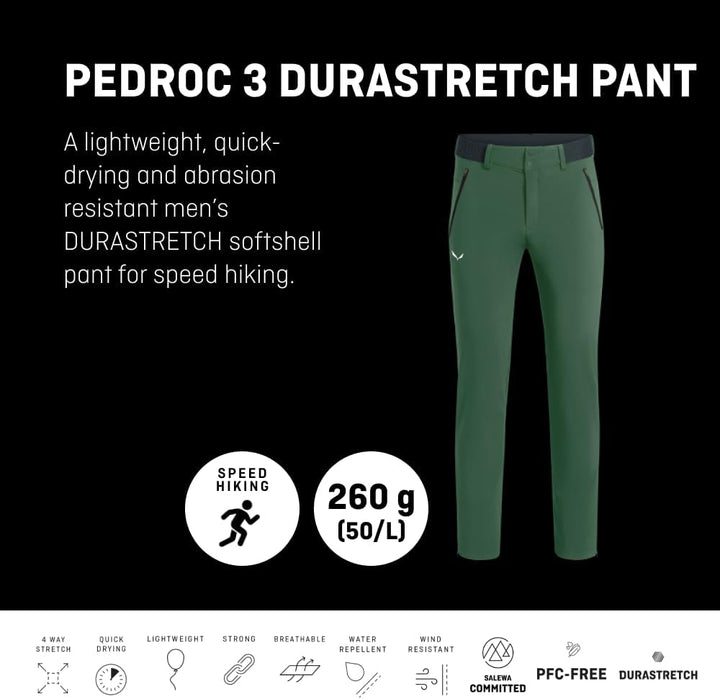 Salewa Herren Pedroc3 DST M Reg PNT. Hose 46-54 Electric, 46-54 Electric