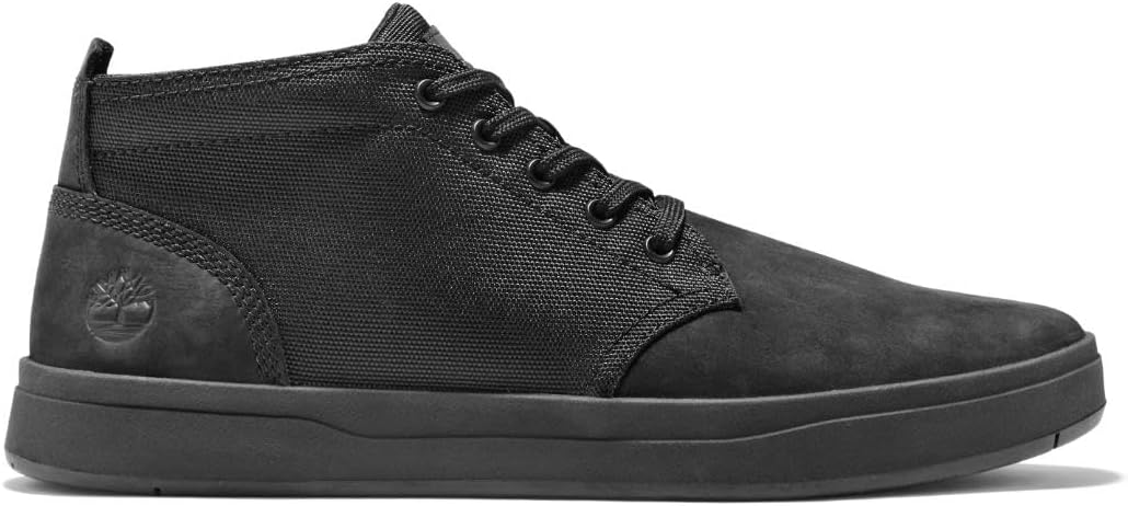 Timberland Herren Davis Square F/L Chukka Trainers and Sneakers Shoes 41.5 EU Schwarz, 41.5 EU Schwa