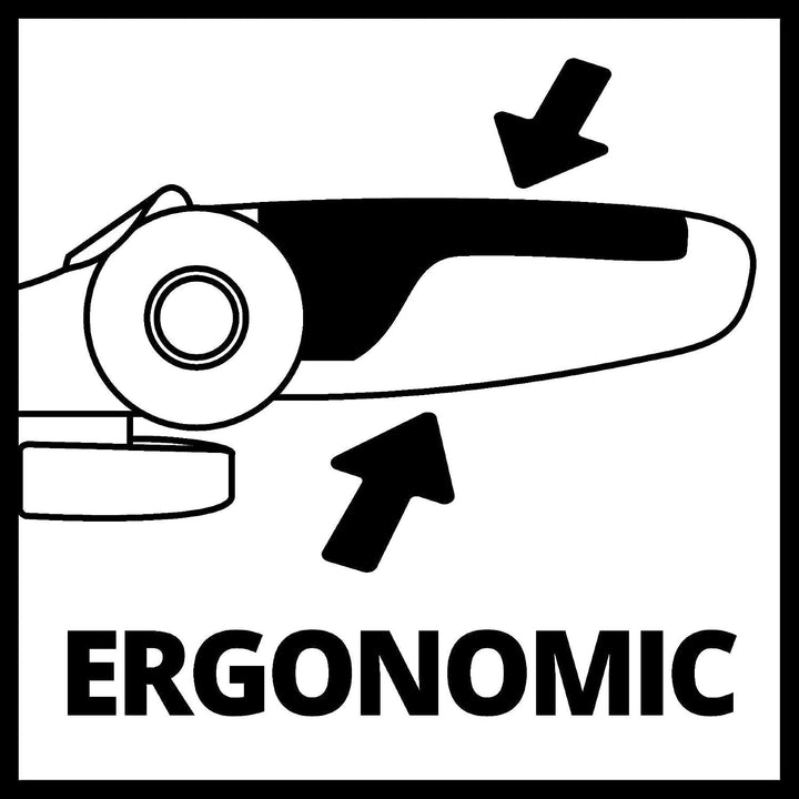 Einhell Winkelschleifer TC-AG 125/850 (850 W, 12.000 min-1, max. Schnitttiefe 33 mm, max. Scheibendu