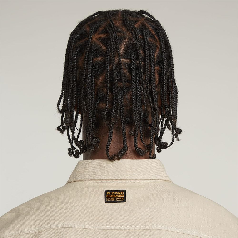 G-STAR Herren Marine Slim Hemd Shirts (1er Pack) S Beige (Dk Brick Gd D24963-d454-d848), S Beige (Dk