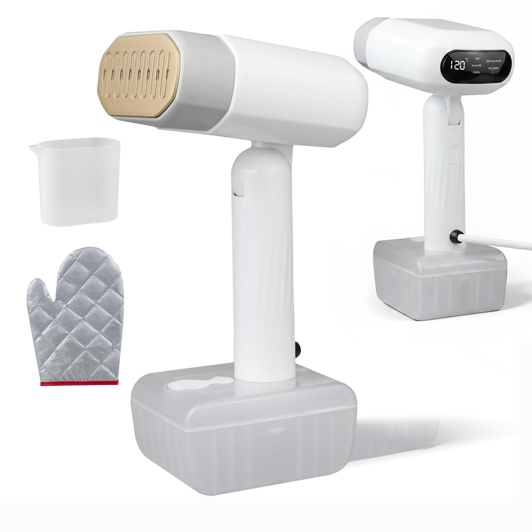 LED Steamer Dampfglätter 1800W, 5 Gänge Tragbarer Dampfglätter Konstante, Hemdenbügler, 330ml Dampfb