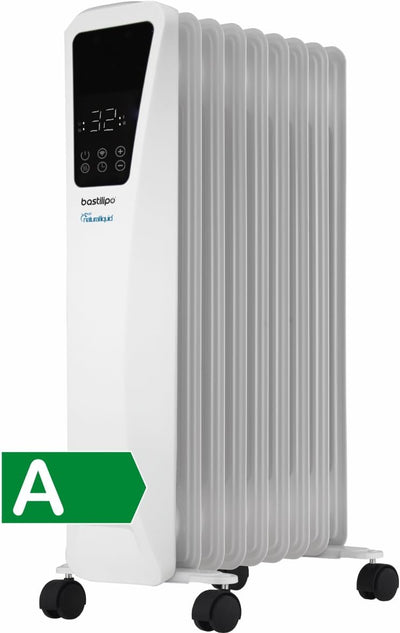 Bastilipo R-Ecofluid2-9 Energiespar-Heizkörper mit integriertem WLAN und 1500 W Leistung - H2o Natur