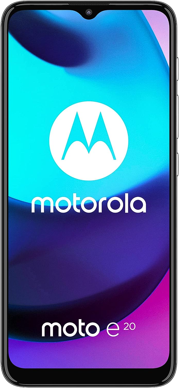 Motorola XT2155-6 Moto E20, Dual, 32GB 2GB RAM, Graphite Gray