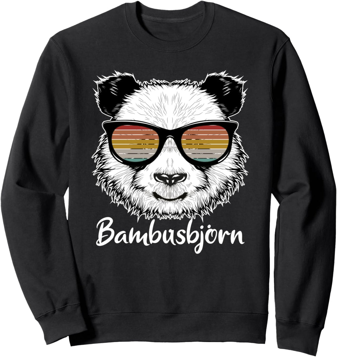 Panda Bambusbjörn Bär Panda Tier Pandabär Sweatshirt