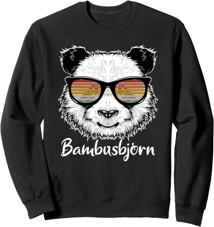 Panda Bambusbjörn Bär Panda Tier Pandabär Sweatshirt