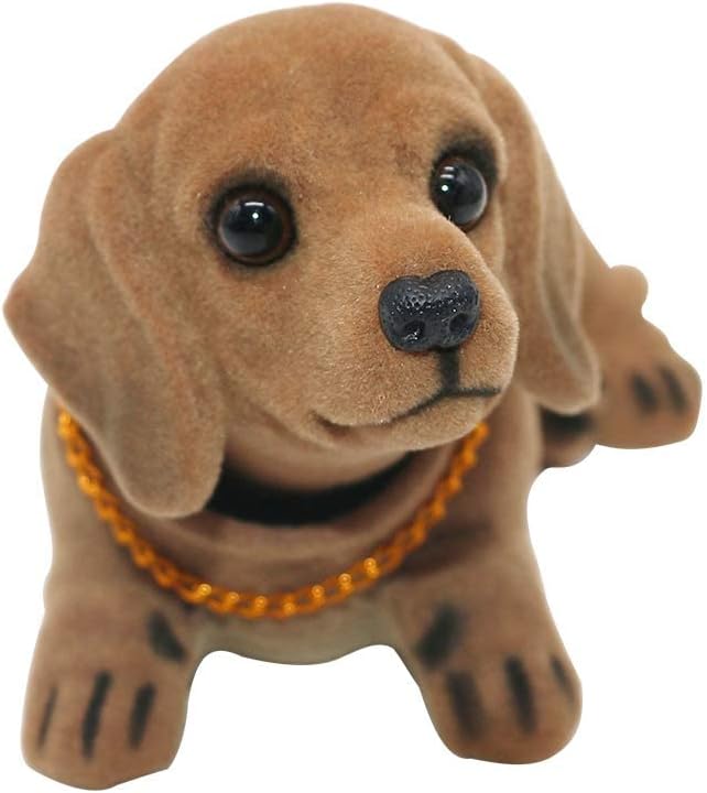 MonLiya Nette Nicken Schütteln Kopf Hund Verzierungen Wackelhund Auto-Innendekoration Ornament Statu