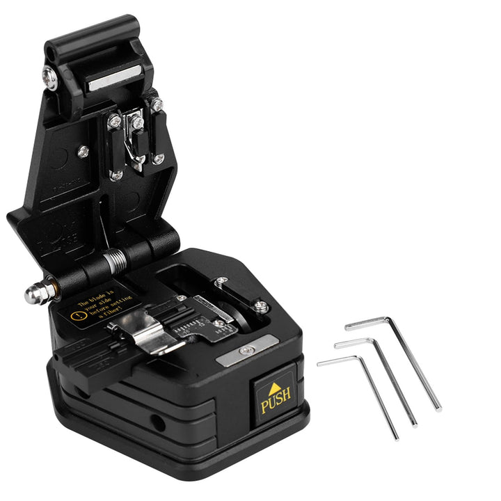 Glasfaserspalter, SKL-6C Präzisions-Glasfaserspalter Glasfaser-Schneidwerkzeug mit 3 Schraubenschlüs