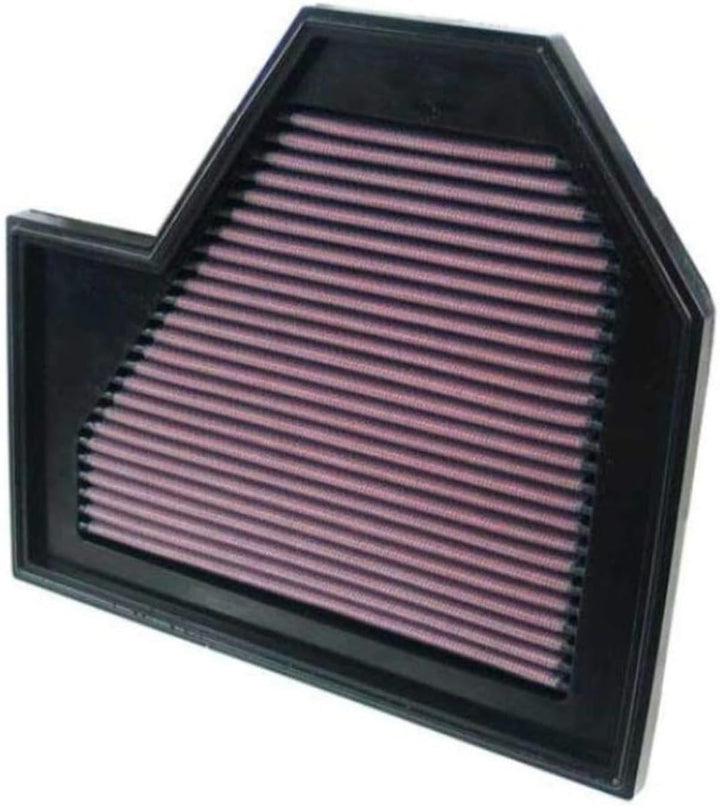 K&N 33-2352 Waschbarer und wiederverwendbarer KFZ Tauschluftfilter Rot