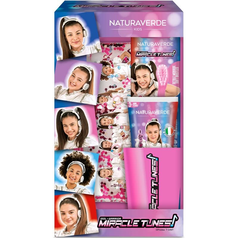 NATURAVERDE Kids Miracle Tunes Oral Care Set