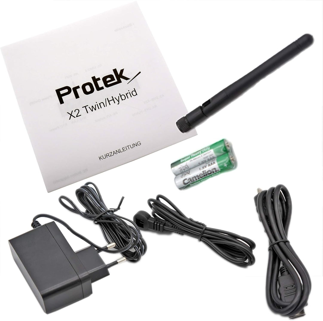 Protek X2 Twin SAT 4K - UHD HDR 2X DVB-S2 Twin Tuner, OpenATV E2 Linux Receiver, Smart TV-Box, Aufna