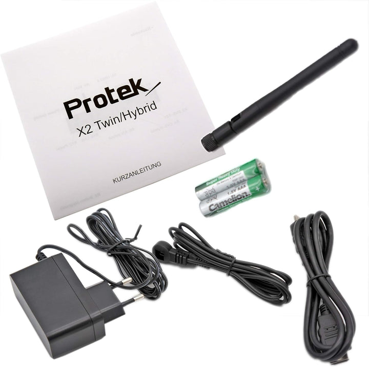 Protek X2 Twin SAT 4K - UHD HDR 2X DVB-S2 Twin Tuner, OpenATV E2 Linux Receiver, Smart TV-Box, Aufna