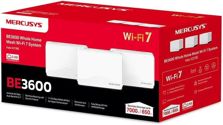 Chaleco De Flotabilidad Mercusys TP-Link Halo H27BE Mesh Wi-Fi 7