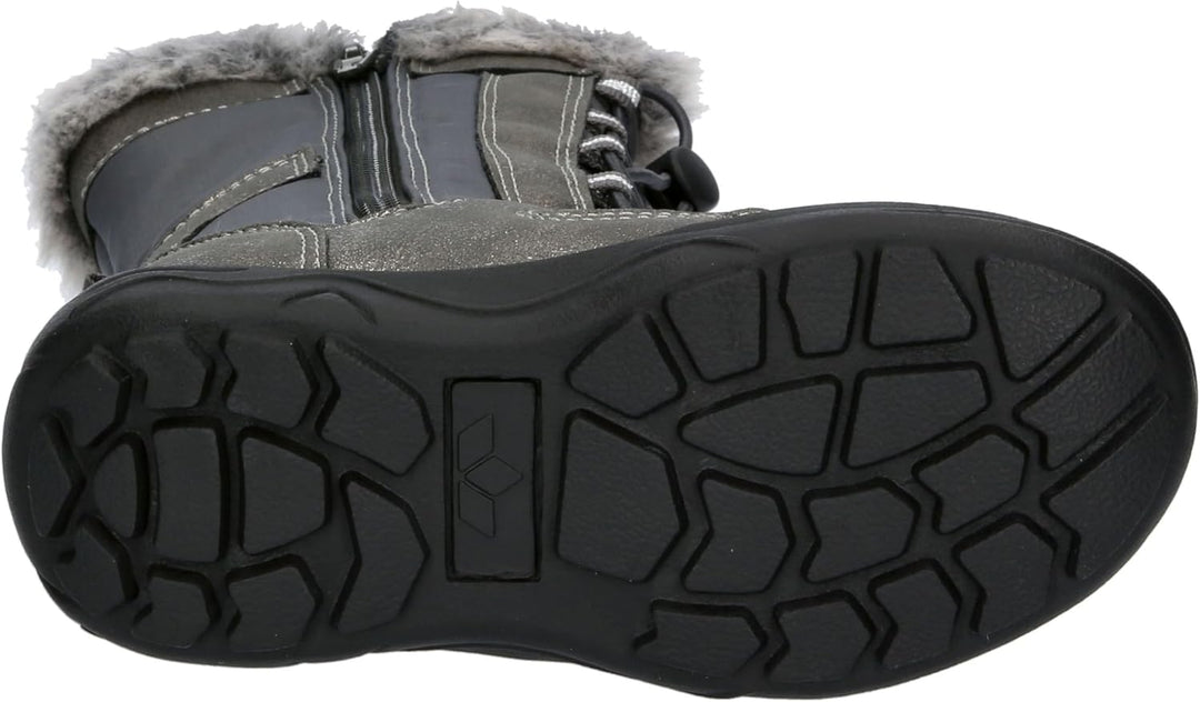 Lico Mädchen Cathrin Schneestiefel 25 EU Grau Silber, 25 EU Grau Silber