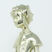NEAMEDIA THE CHARACTER COMPANY Der kleine Prinz Skulptur – Figur 30 cm – Gold Edition – Deko-Objekt