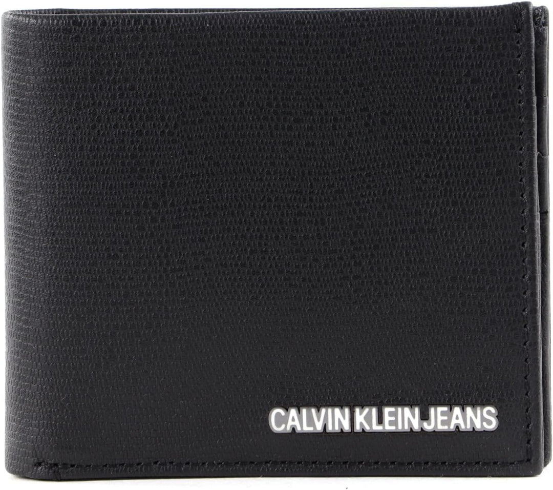 Calvin Klein Herren Jeans-Kollektion Reisezubehör-Reisebrieftasche, Schwarz
