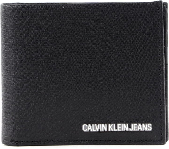 Calvin Klein Herren Jeans-Kollektion Reisezubehör-Reisebrieftasche, Schwarz