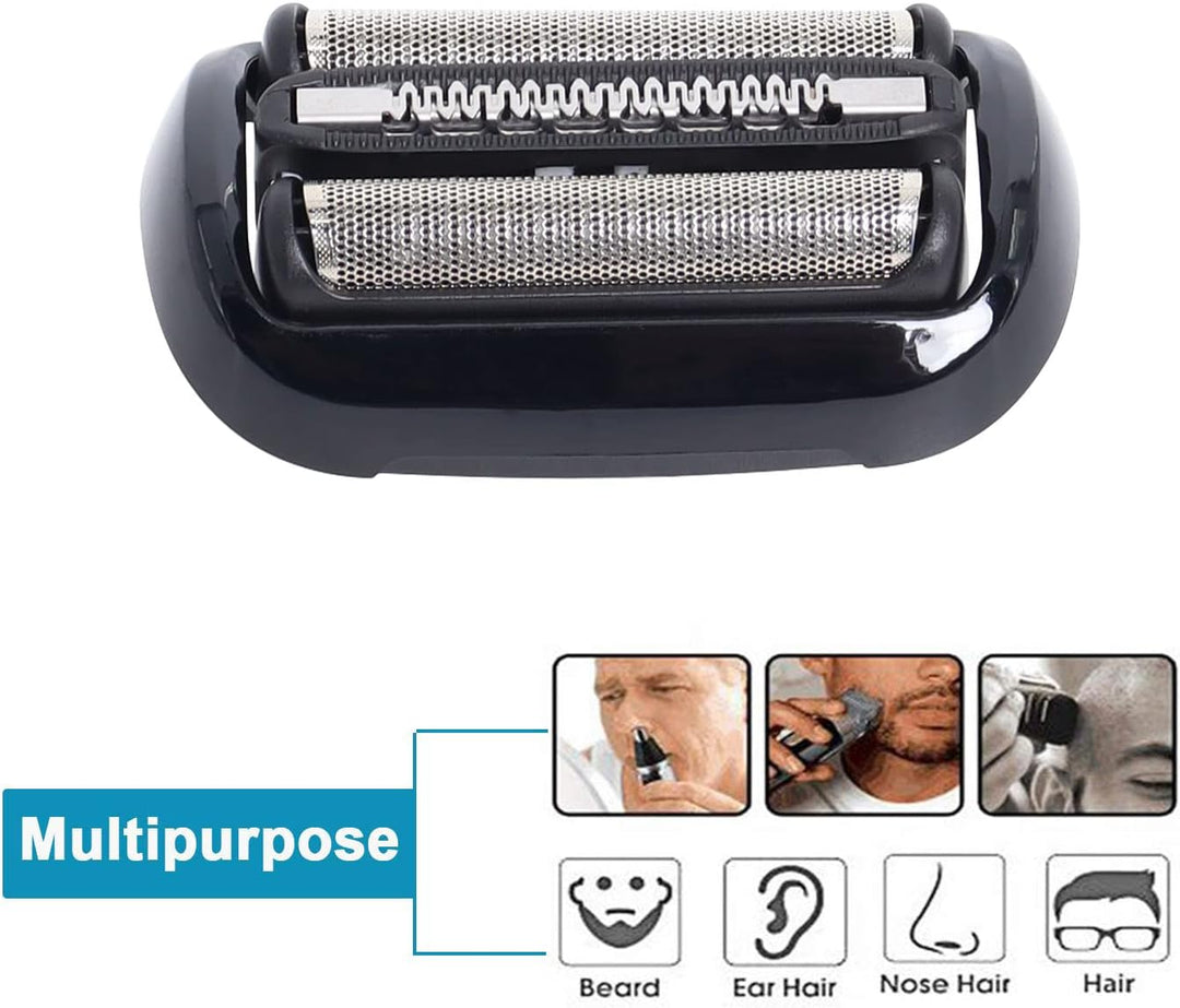 53B Rasierköpfe Kompatibel mit Bra-un Serie 5 und Series 6 Elektrorasierer für Herren mit Bürste von