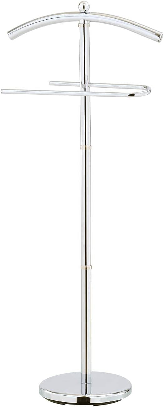 M-Home Designer Kleiderbutler, Verchromt, 43 x 25 x 109