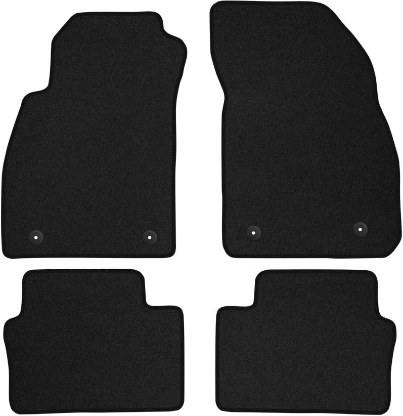 M MOTOS Velours Premium fussmatten Auto kompatibel mit Opel Insignia A 2009-2017 - Premium, Matt, We