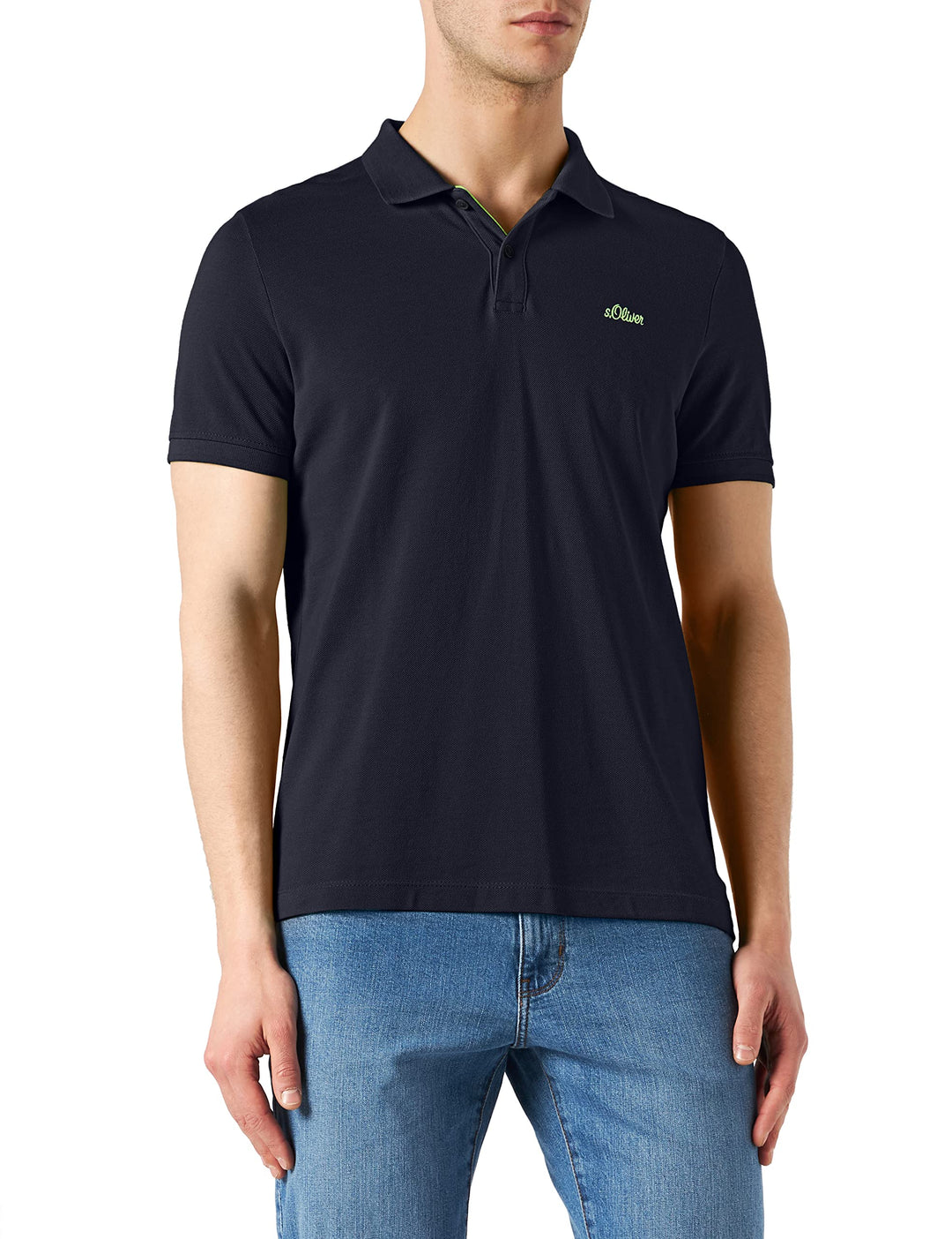 s.Oliver Herren Poloshirt M Blau (Medieval Blue Aop 58a1), M Blau (Medieval Blue Aop 58a1)