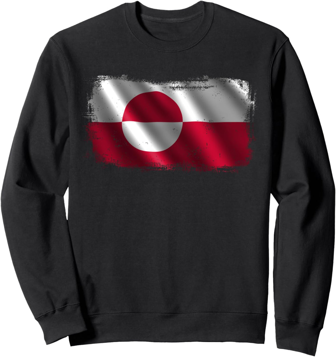 Grönland Grönländische Nationalflagge Sweatshirt