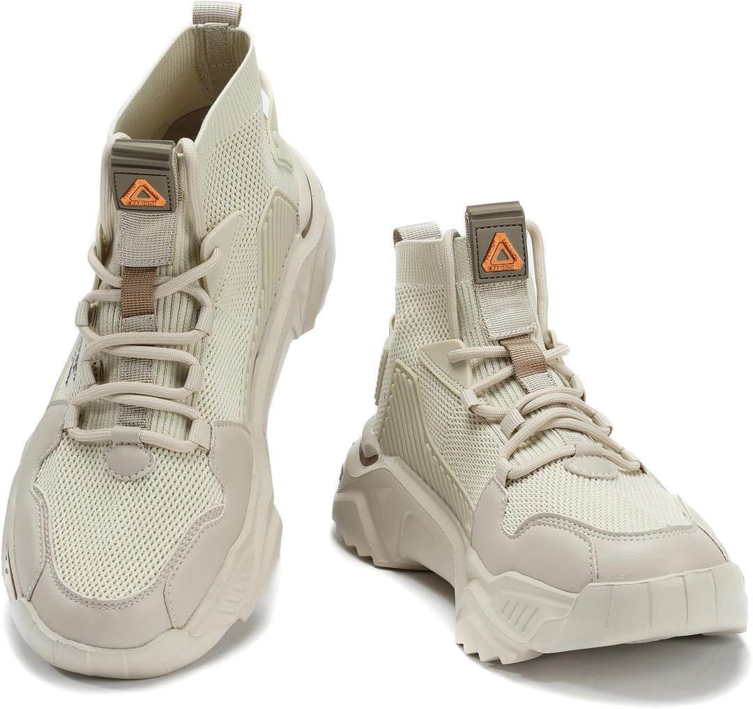 FUSHITON Herren Sportschuhe Turnschuhe Gym Leicht Hohe Schuhe Outdoor Fitnessschuhe Freizeitschuhe S