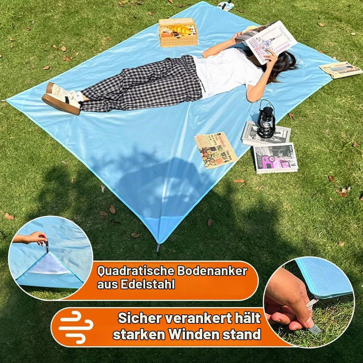 Picknickdecke wasserdicht, 150 x 200 cm Mini picknickdecke, Wasserdicht und schmutzabweisend, Ultral
