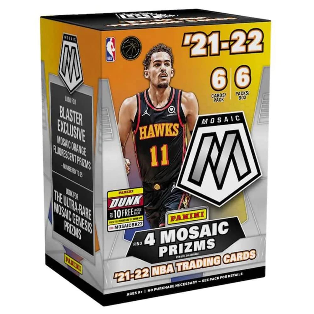 2021/22 Panini Mosaic Basketball NBA Blaster Box