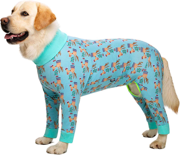 Hundekleidung, schöner, elastischer Hunde-Pyjama, Schlafkleidung, Anti-Haar, staubdicht, vierbeinig,