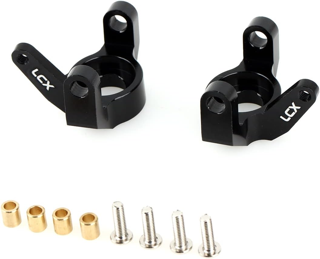 LCX Racing 1/10 RC Crawler Auto CNC gefrästes Aluminium Lenkknöchel-Set AR60 OCP Achse für axiale Wr