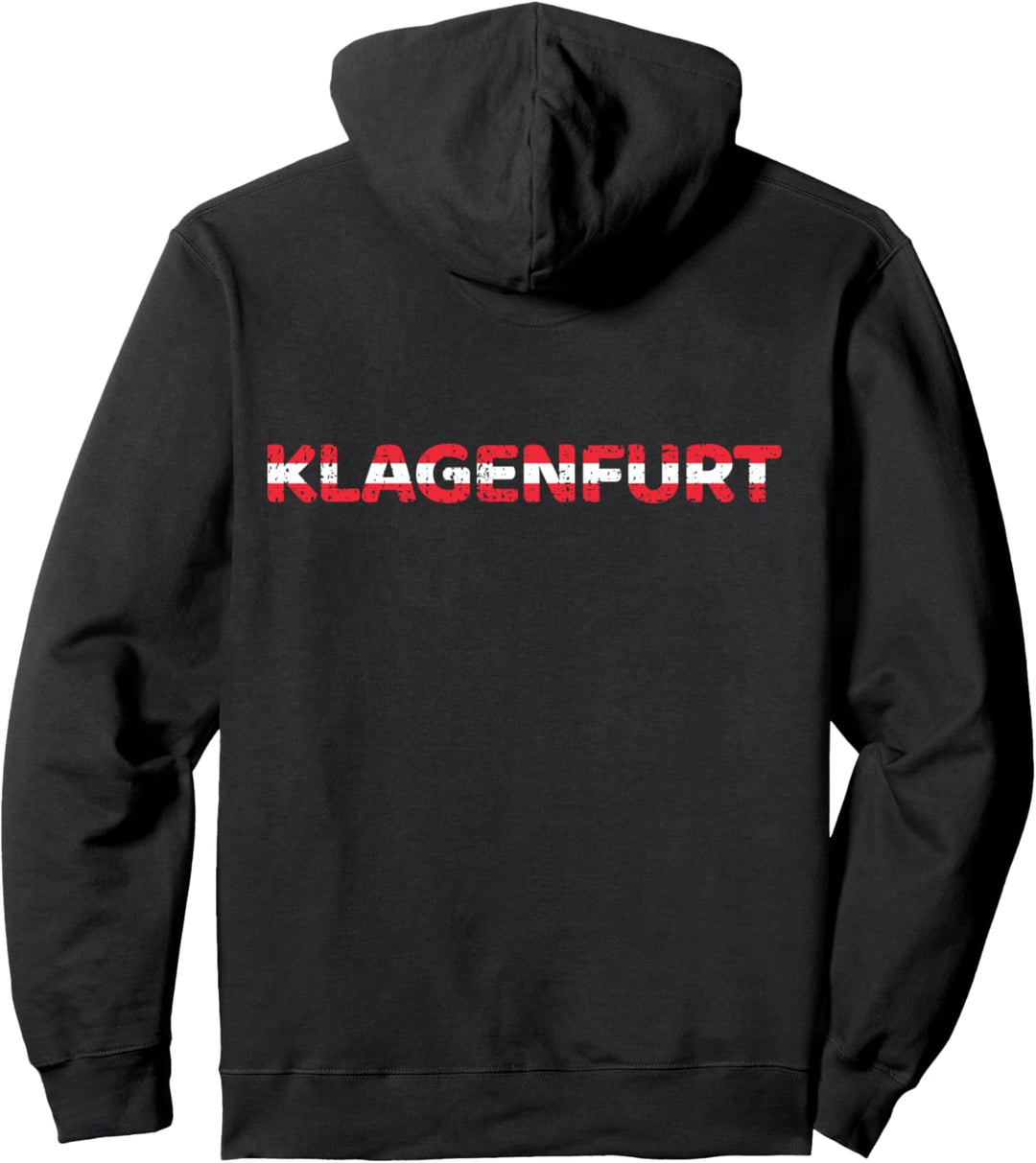 Klagenfurt Kärnten Österreichische Flagge Stolz Urlaub Reise Pullover Hoodie