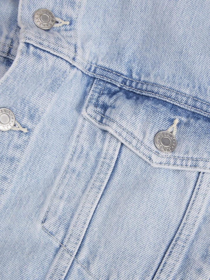 JACK & JONES Damen JJXX JXALISON Oversized Long Jacket CR503 NOO XS Light Blue Denim, XS Light Blue