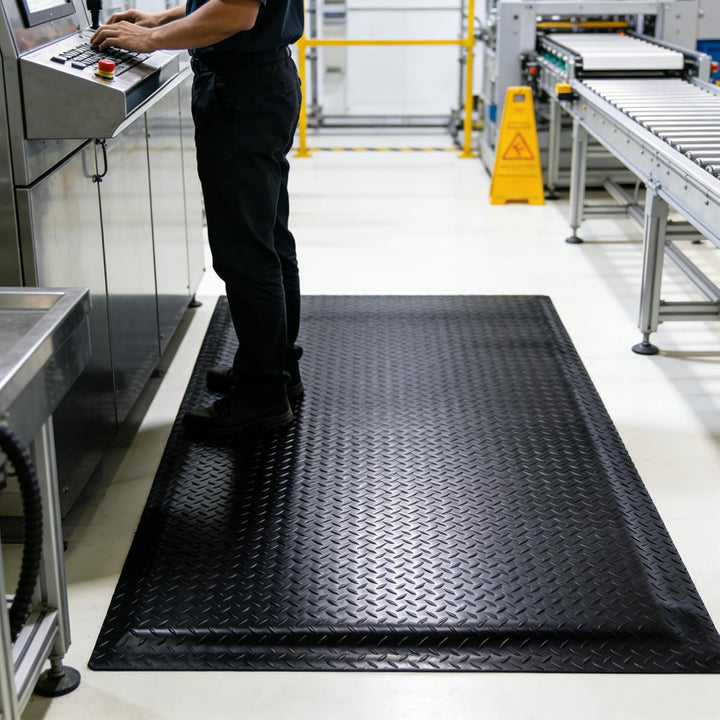 Anti Ermüdungsmatte für Steharbeitsplätze, Ergonomische Arbeitsplatzmatte Anti Fatigue Stehmatte, 90