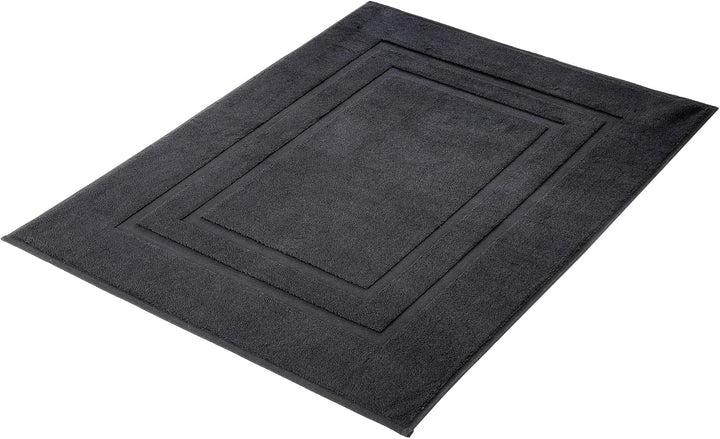 Kleine Wolke 3006114377 Plaza Badteppich 60 x 80 cm Baumwolle, Baumwolle, Grau, 20x20x5 cm, 40044782