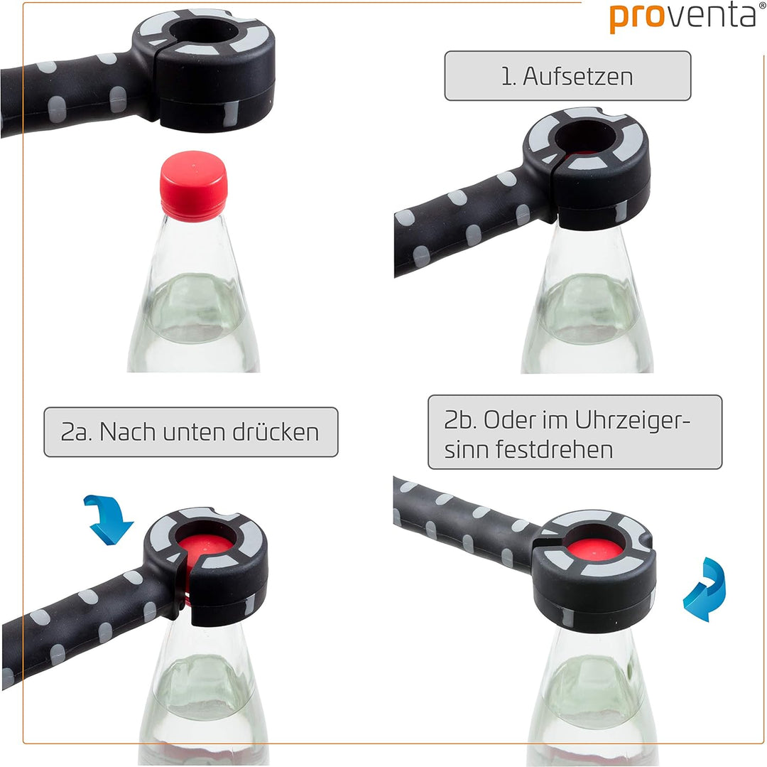 proventa® Drehverschlussöffner für Flaschen, Made in Germany, ideal bei Gelenk- und Greifproblemen