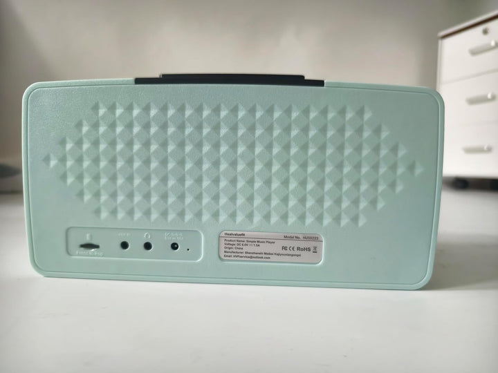 Healvaluefit Einfache Musik-Player für ältere Menschen,Einfacher Hörbuch-Player mit 32GB TF-Karte &amp;
