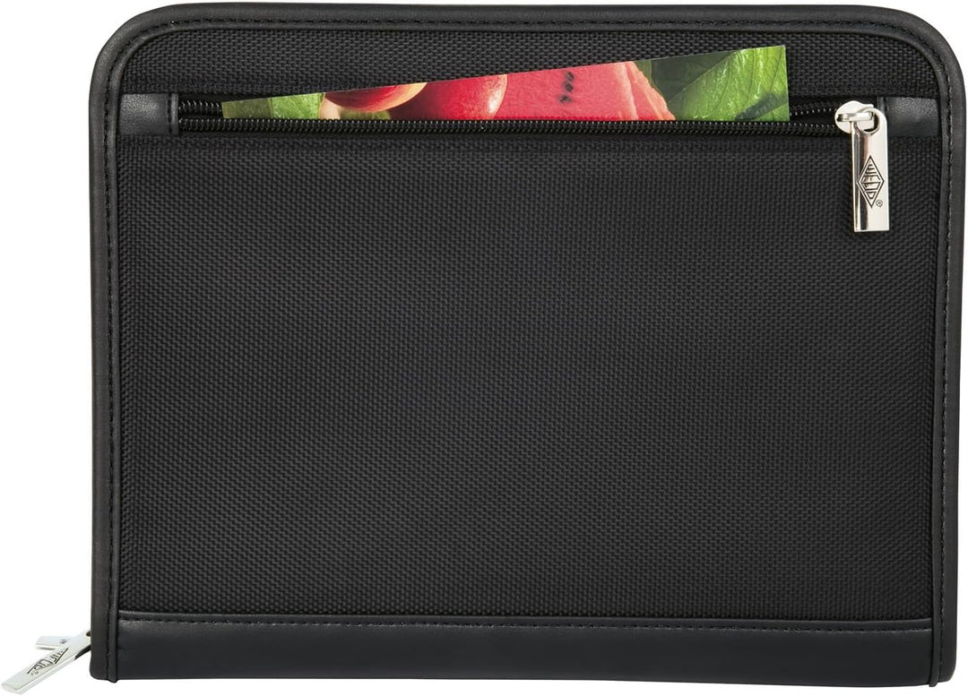 Wedo 585101 Konferenzmappe Elegance, schwarz & Oxford Prospekthüllen A5, Economy, DIN A5, glasklar,o