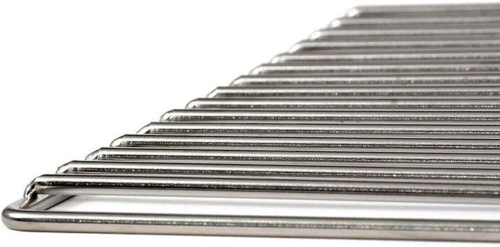Massiver Grillrost 50 x 40 cm aus Edelstahl 6 mm rostfrei und elektropoliert